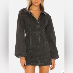 Free People Mia Denim Mini Dress